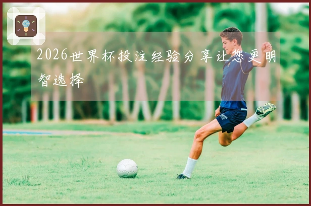 2026世界杯投注经验分享让您更明智选择