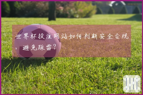 世界杯投注网站如何判断安全合规，避免踩雷？