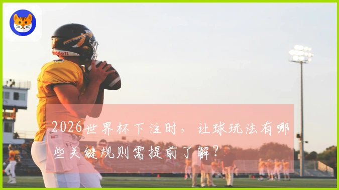 2026世界杯下注时，让球玩法有哪些关键规则需提前了解？