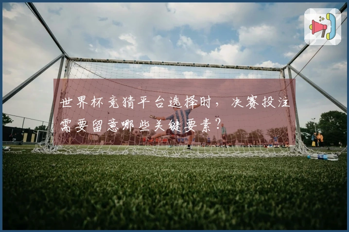 世界杯竞猜平台选择时，决赛投注需要留意哪些关键要素？