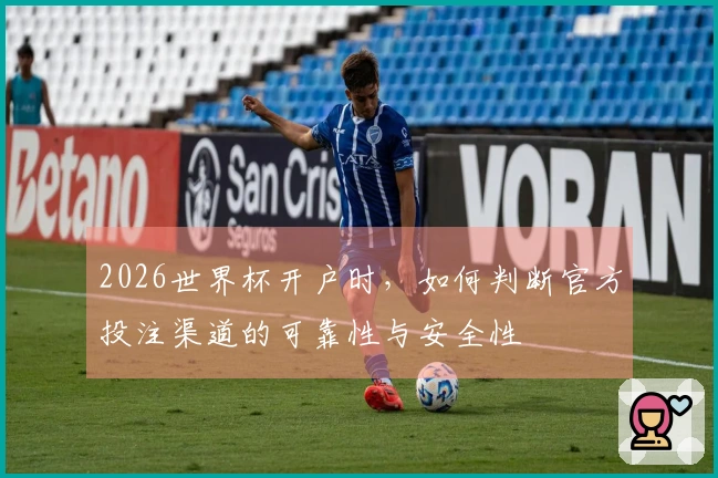 2026世界杯开户时,如何判断官方投注渠道的可靠性与安全性