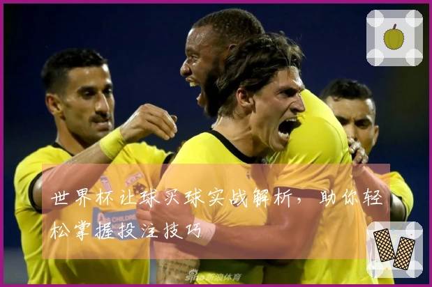 世界杯让球买球实战解析，助你轻松掌握投注技巧