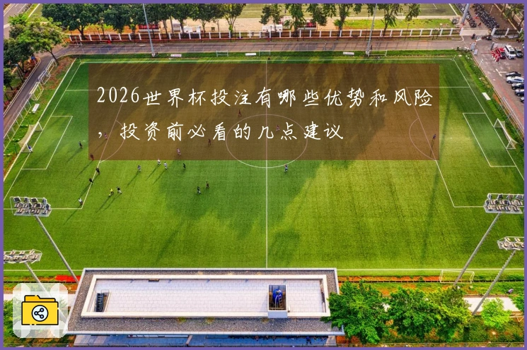 2026世界杯投注有哪些优势和风险，投资前必看的几点建议